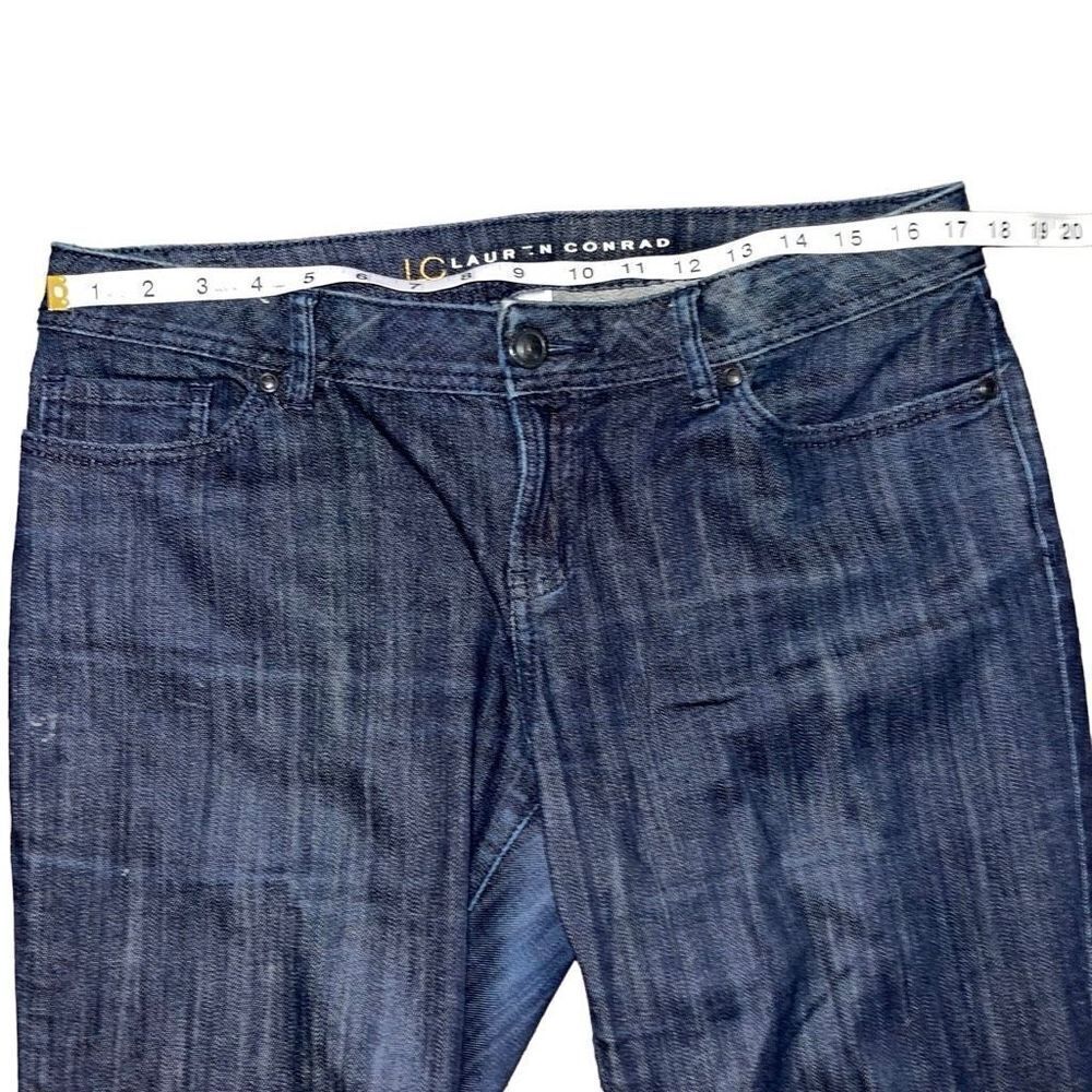 LC Lauren Conrad Dark Wash Boot Cut Jeans 12 - Picture 4 of 8